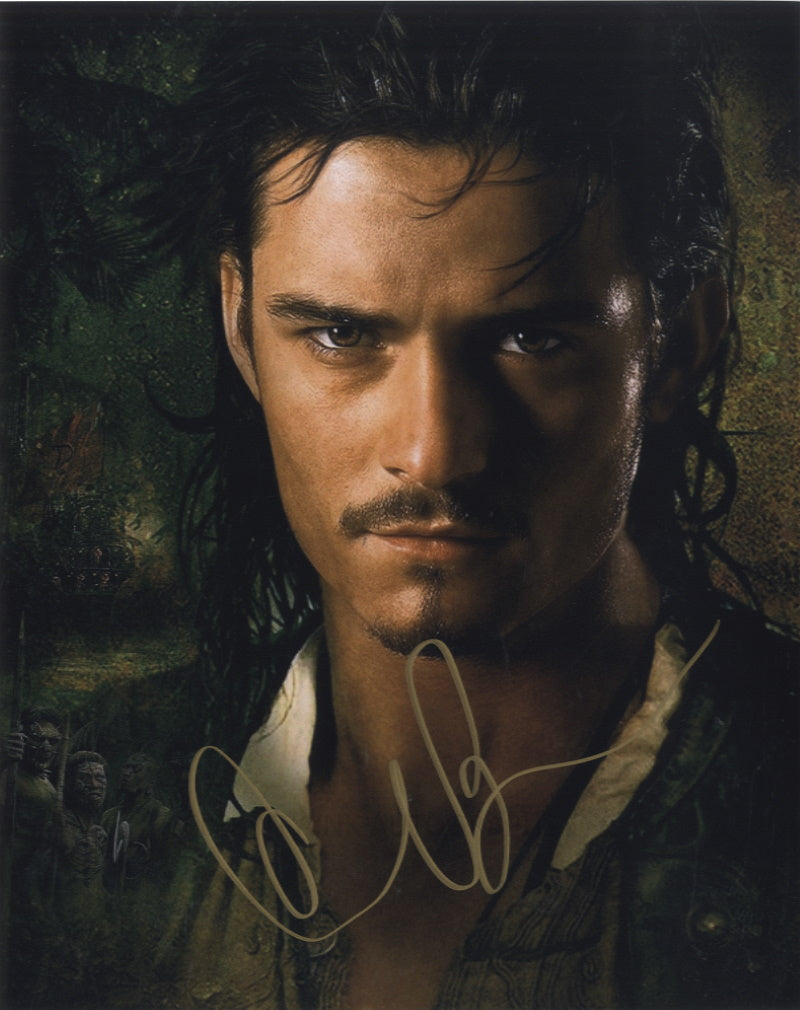 ORLANDO BLOOM as Will Turner - Pirates Of The Caribbean - SWAU Authenticated