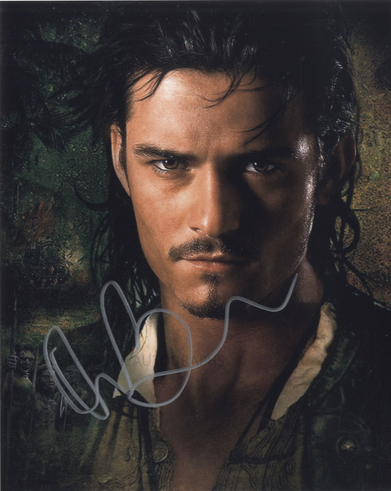 ORLANDO BLOOM as Will Turner - Pirates Of The Caribbean - SWAU Athenticated