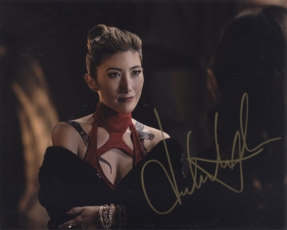 DICHEN LACHMAN as Veronica Sinclair Supergirl Celebrity Ink Autographs