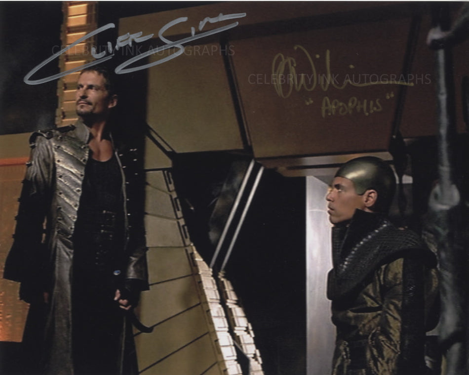CLIFF SIMON and PETER WILLIAMS - Stargate: SG-1 Dual Signed