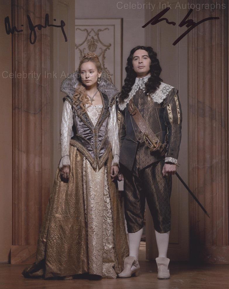RYAN GAGE and ALEXANDRA DOWLING as King Louis and Queen Anne - The Musketeers
