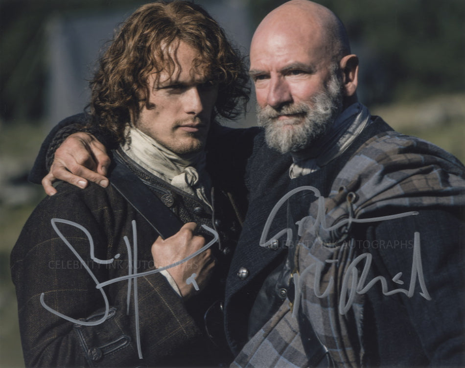 SAM HEUGHAN & GRAHAM McTAVISH as Jamie and Dougal - Outlander