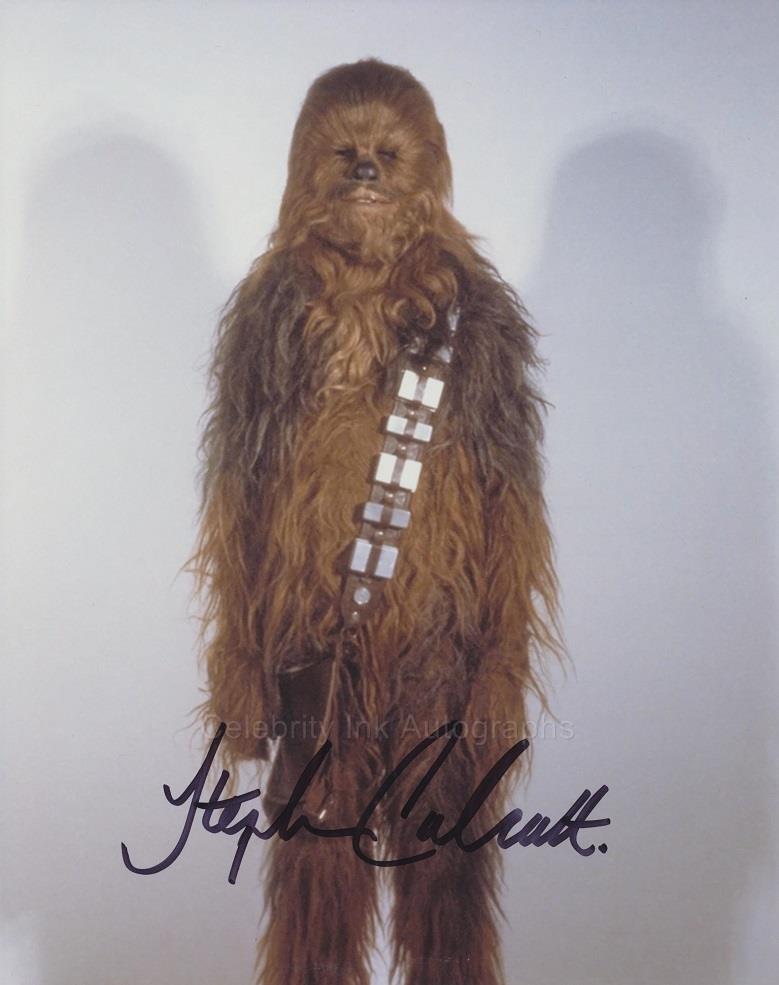STEPHEN CALCUTT as the Chewbacca Stand-In  -  Star Wars: Episode IV