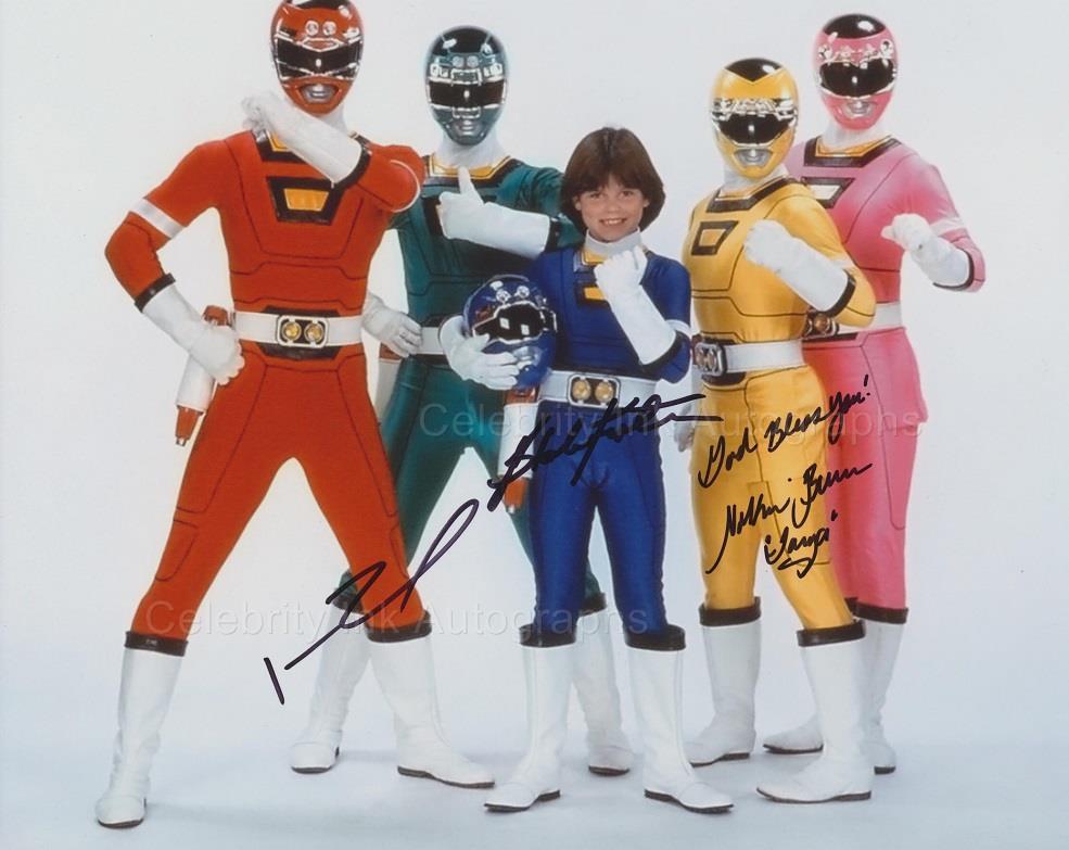 POWER RANGERS TURBO - Multi Signed Cast Shot
