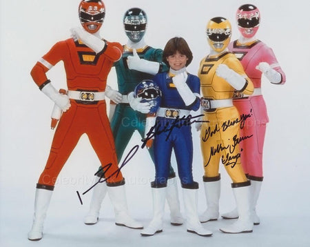 POWER RANGERS TURBO - Multi Signed Cast Shot