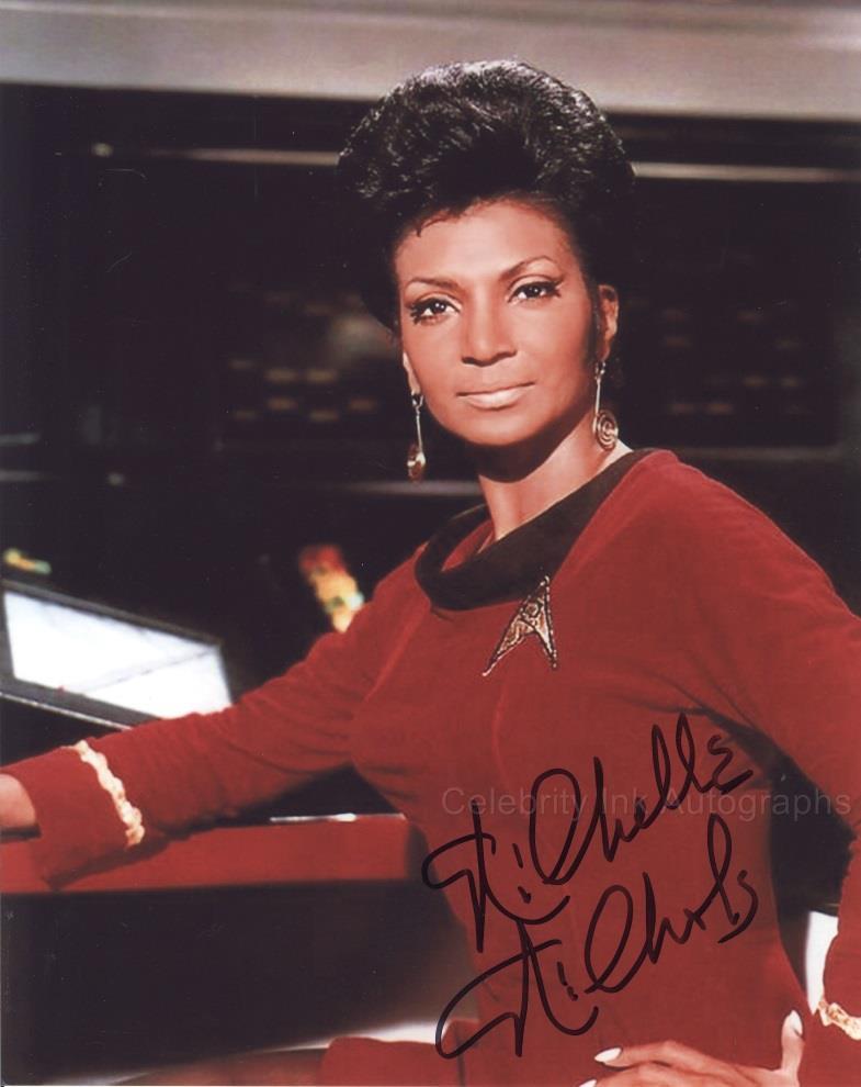 NICHELLE NICHOLS as Lt. Uhura - Star Trek
