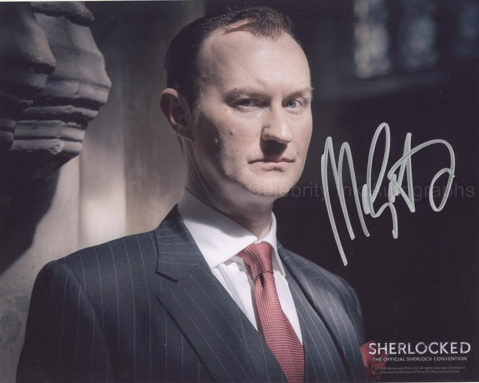 MARK GATISS as Mycroft Holmes - Sherlock