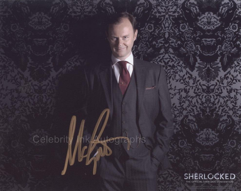MARK GATISS as Mycroft Holmes - Sherlock