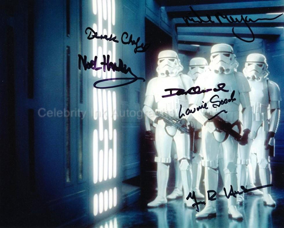 STAR WARS - Stormtroopers Multi SIgned Photo - 6 Autographs