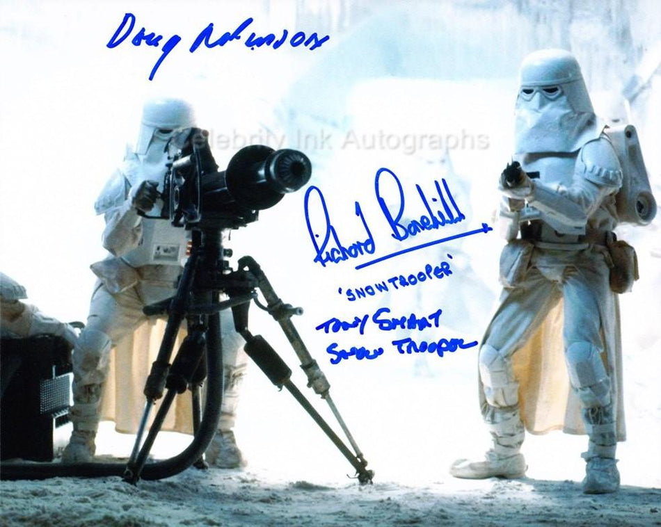 STAR WARS - Snowtroopers Triple Signed Photo