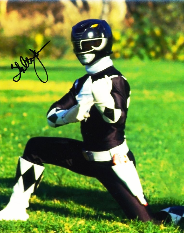 WALTER JONES as Zack Taylor / The Black Ranger - Mighty Morphin Power Rangers