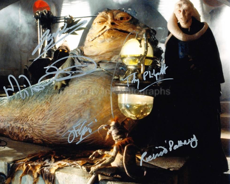 STAR WARS - Jabba's Puppeteers and Modelmakers 5 x Signed Photo