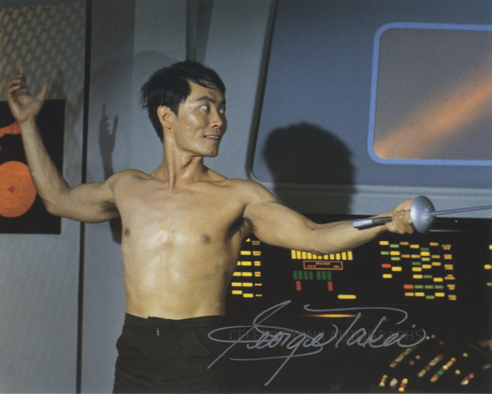 GEORGE TAKEI as Hikaru Sulu - Star Trek – Celebrity Ink Autographs