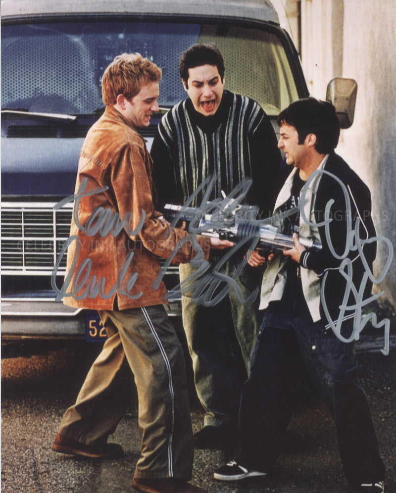 TOM LENK, DANNY STRONG & ADAM BUSCH - Buffy Triple Signed Photo