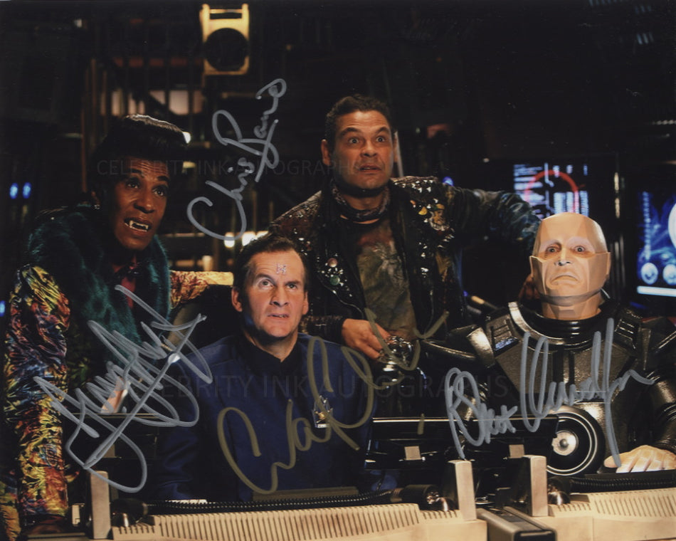 RED DWARF CAST SHOT - Signed By Four