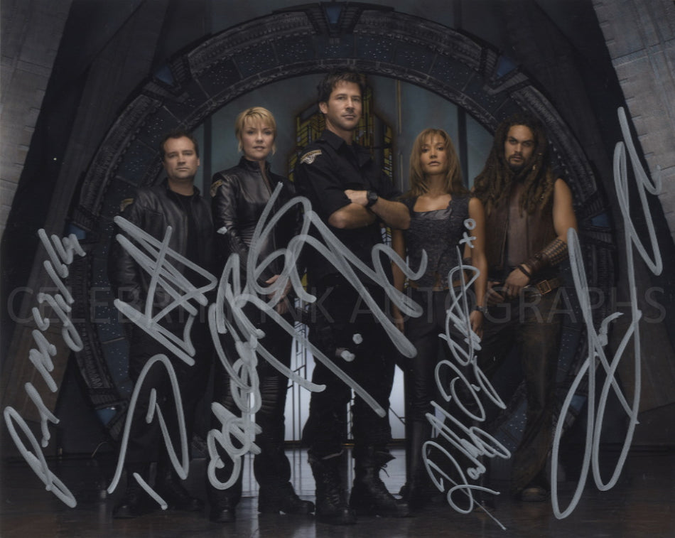 STARGATE: ATLANTIS Multi Signed Photo - 6 Autographs