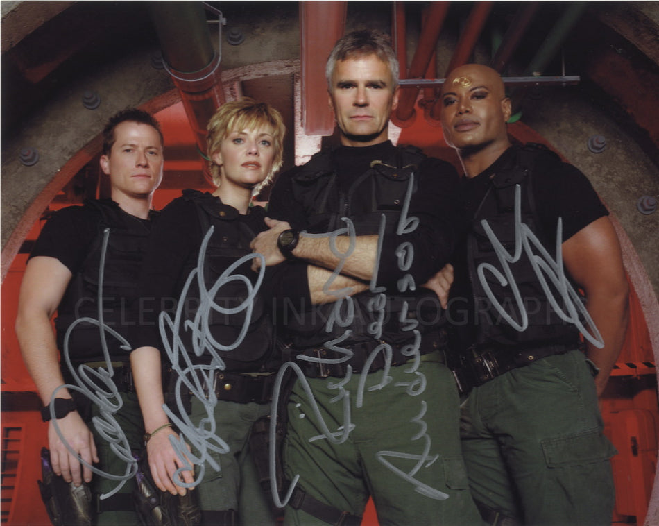 STARGATE: SG-1 - Quad Signed Photo