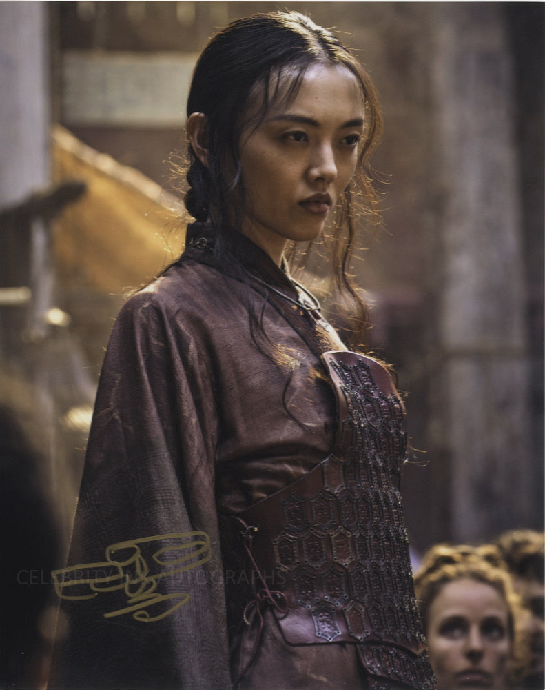 RILA FUKUSHIMA as the Street Red Priestess - Game Of Thrones