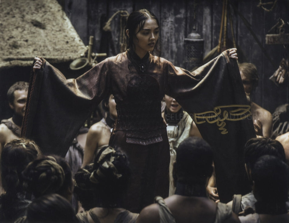 RILA FUKUSHIMA as the Street Red Priestess - Game Of Thrones