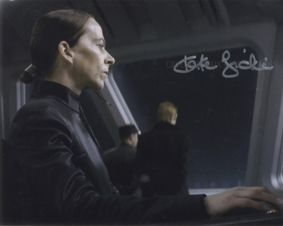 KATE DICKIE as Hux's First Order Monitor - Star Wars: The Last Jedi