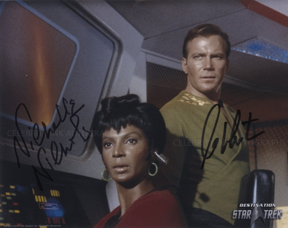 WILLIAM SHATNER and NICHELLE NICHOLS - Star Trek