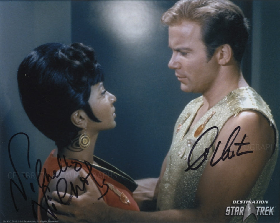 WILLIAM SHATNER and NICHELLE NICHOLS - Star Trek