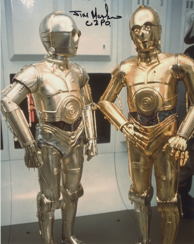 JIM MARLOW as C-3PO / Prop Dept. - Star Wars