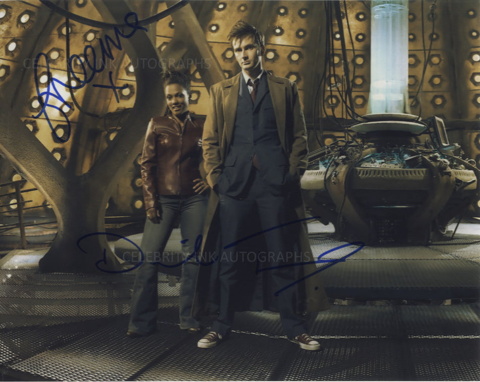 DAVID TENNANT and FREEMA AGYEMAN  - Doctor Who