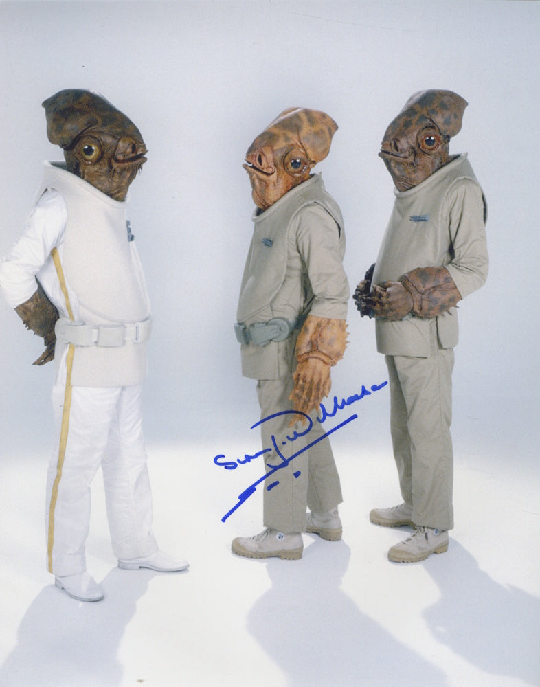 SIMON J. WILLIAMSON as a Mon Calamari Offier -  Star Wars: ROTJ