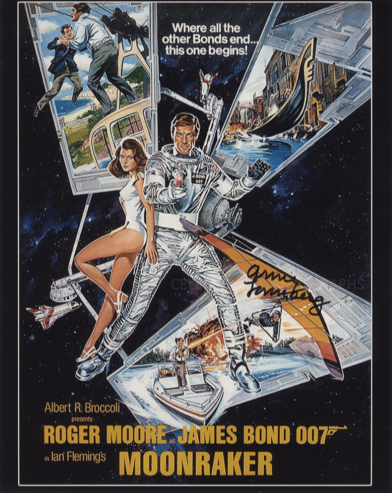 ANNE LONNBERG as the Museum Guide - Jame Bond: Moonraker