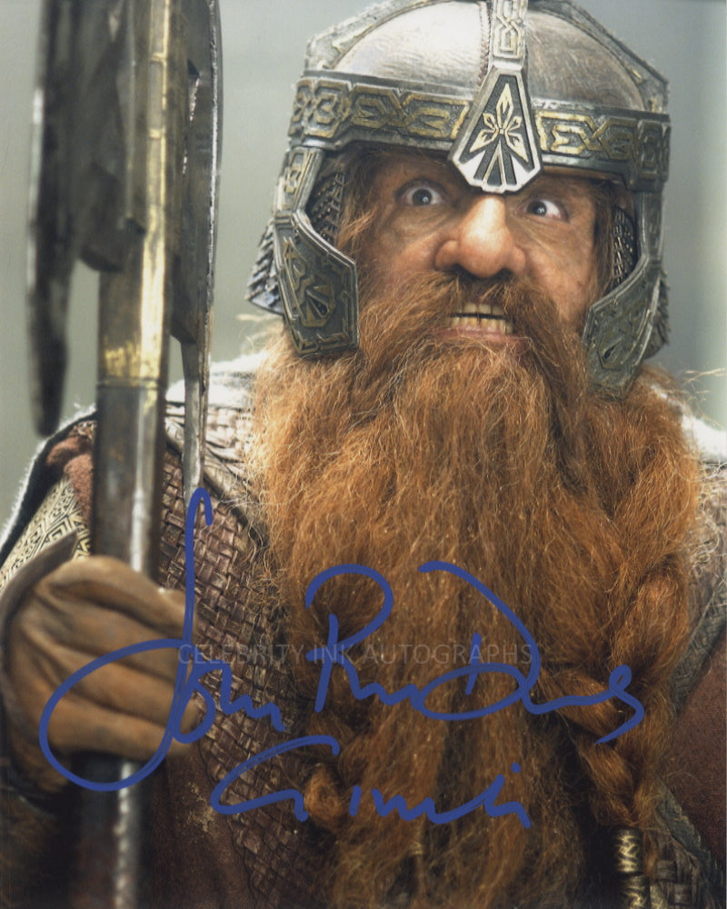 JOHN RHYS-DAVIES as Gimli Son Of Gloin - Lord Of The Rings