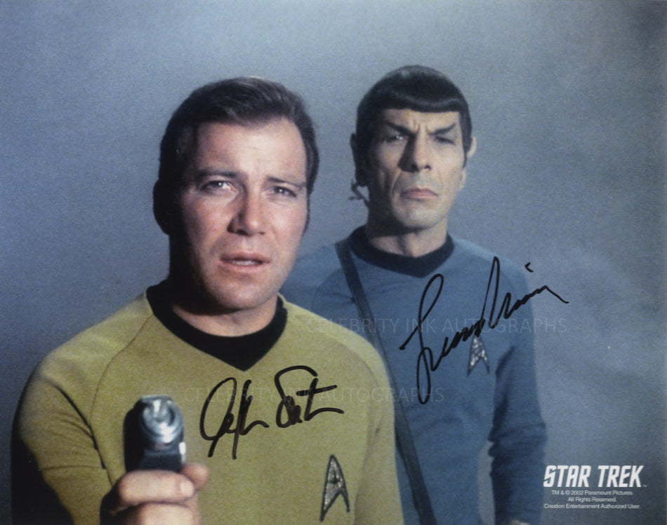 WILLIAM SHATNER and LEONARD NIMOY - Star Trek (SWAU)