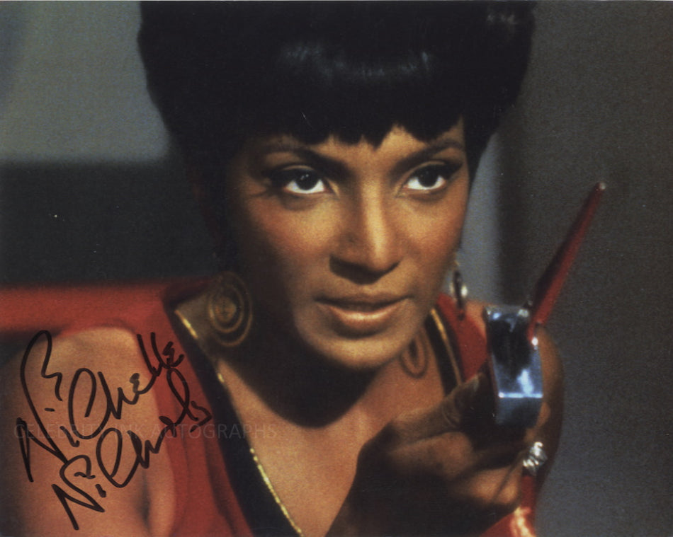 NICHELLE NICHOLS as Lt. Uhura - Star Trek