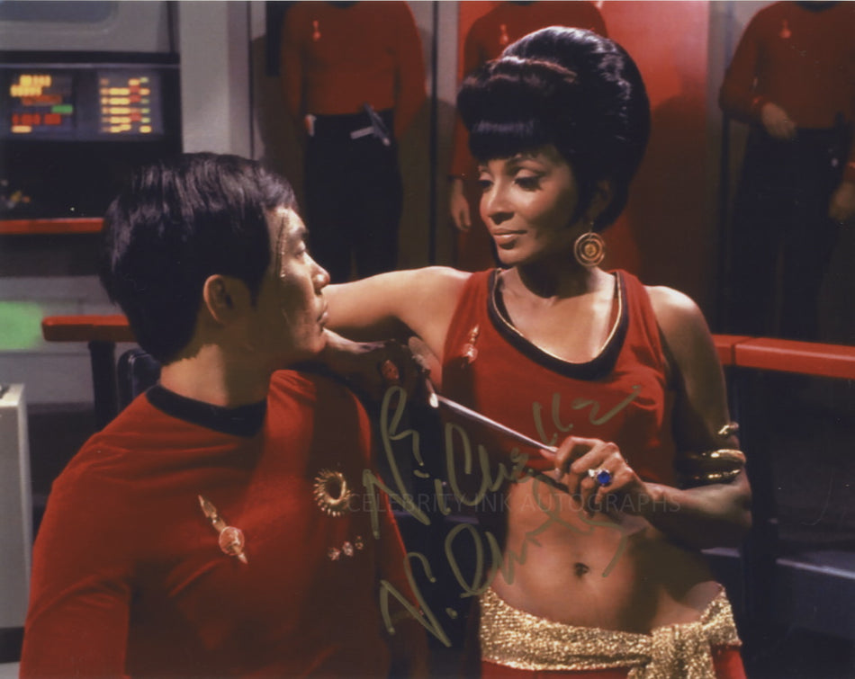 NICHELLE NICHOLS as Lt. Uhura - Star Trek