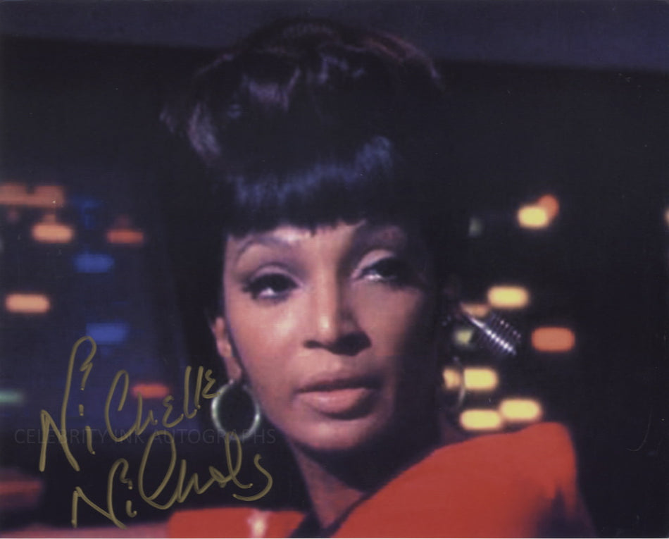 NICHELLE NICHOLS as Lt. Uhura - Star Trek