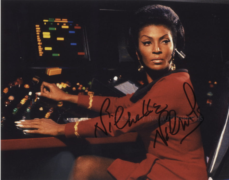 NICHELLE NICHOLS as Lt. Uhura - Star Trek