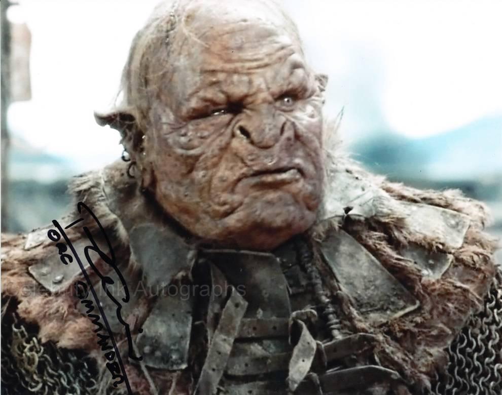 PHILIP GRIEVE as an Orc Commander  - Lord Of The Rings