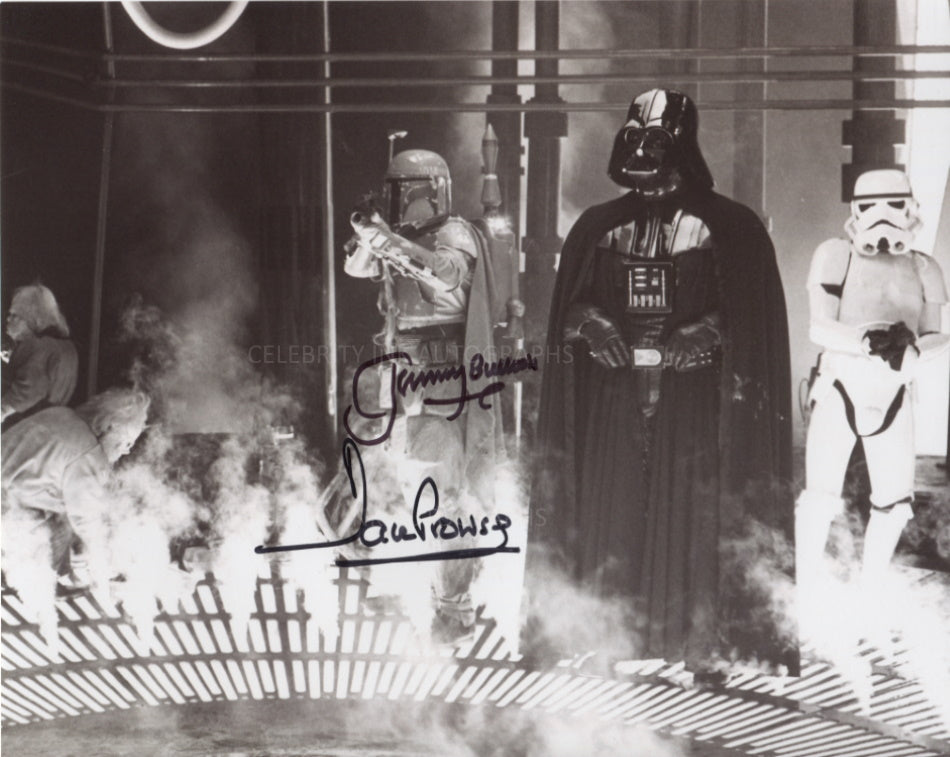 DAVE PROWSE and JEREMY BULLOCH as Darth Vader and Boba Fett - Star Wars