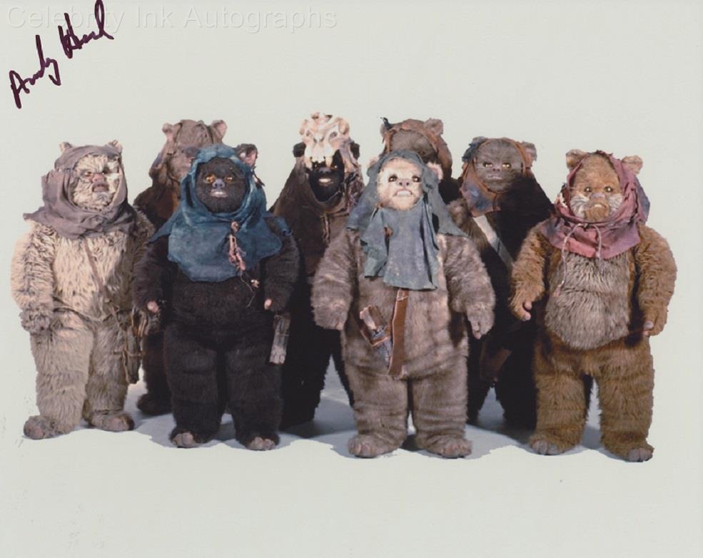 ANDY HERD as an Ewok - Star Wars: Return Of The Jedi