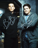 DAVID BLUE and BRIAN J. SMITH as Eli Wallace and Lt. Matthew Scott - SGU Stargate Universe