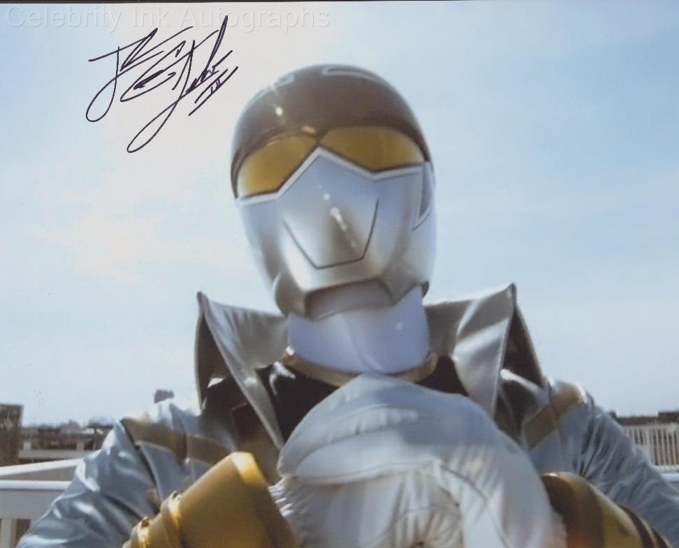 CAMERON JEBO as Orion the Silver Super Megaforce Ranger - Mighty Morphin Power Rangers