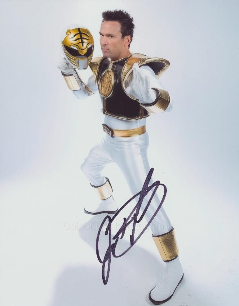 JASON DAVID FRANK as Tommy Oliver - The White Ranger - Mighty Morphin Power Rangers