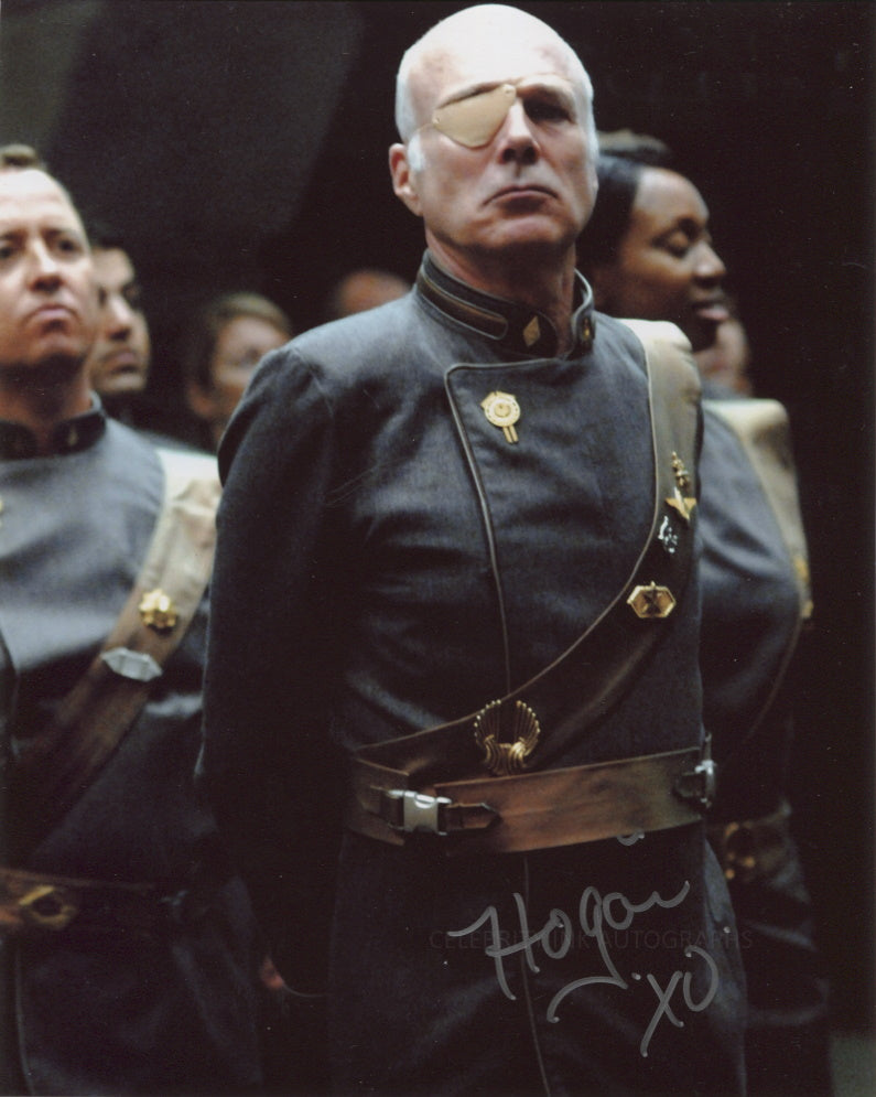 MICHAEL HOGAN as Colonel Saul Tigh - Battlestar Galactica