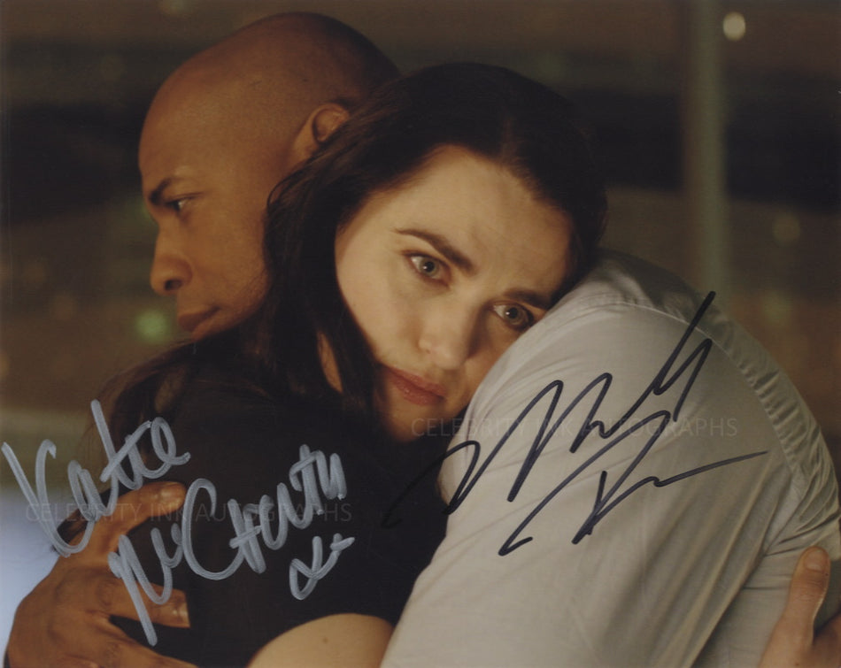 KATIE McGRATH and MEHCAD BROOKS as Lena and James - Supergirl