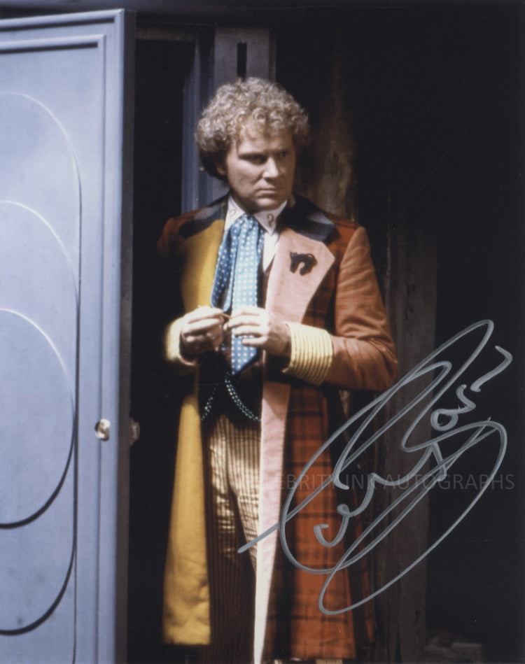 COLIN BAKER as The 6th Doctor - Doctor Who – Celebrity Ink Autographs
