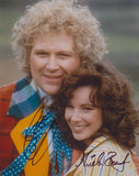 COLIN BAKER and NICOLA BRYANT as The 6th Doctor and Peri - Doctor Who
