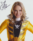 CIARA HANNA as Gia Moran the Yellow Megaforce Ranger - Power Rangers Megaforce