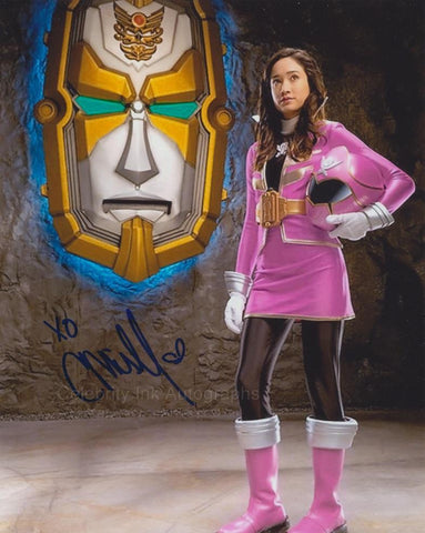 CHRISTINA MASTERSON as Emma Goodall the Pink Megaforce Ranger - Power Rangers Megaforce