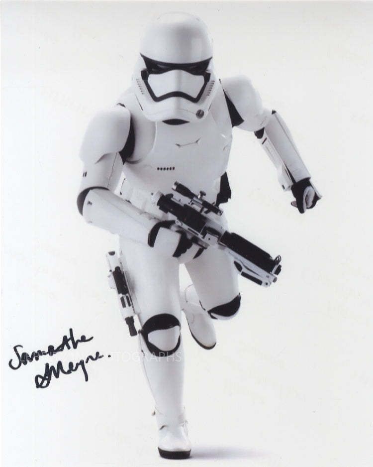 SAMANTHA ALLEYNE as a Stormtrooper - Star Wars: The Force Awakens