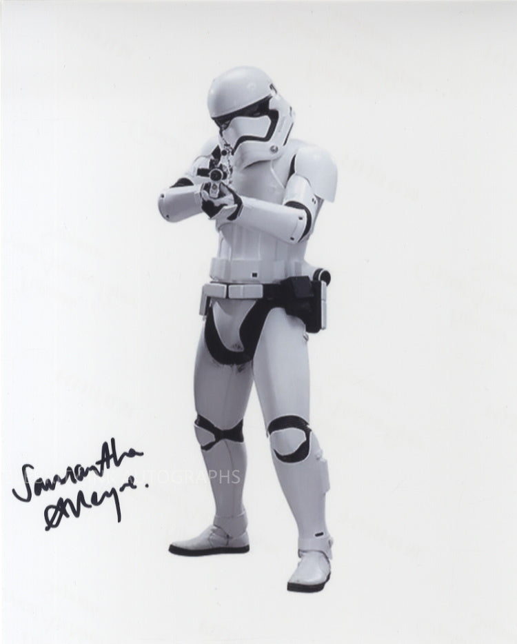 SAMANTHA ALLEYNE as a Stormtrooper - Star Wars: The Force Awakens